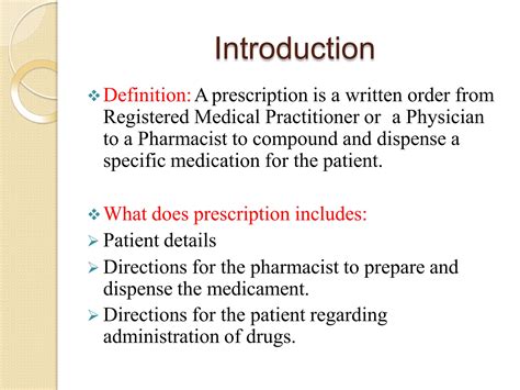 Prescription in Pharmaceutics-I, Dispensing Pharmacy | PPTX