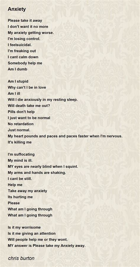 Nervous Poems Quotes Anxiety | CHRISTian Poetry ~ By Deborah Ann