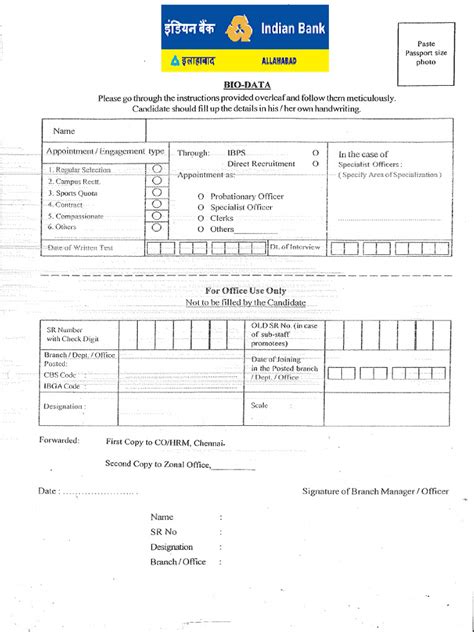 Image result for Bio Data Form Soft Copy