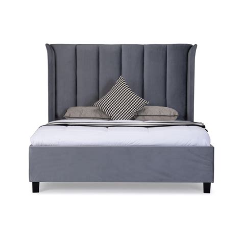Dew Upholstered Queen Bed | Plush Comfort | eTerior Bangalore