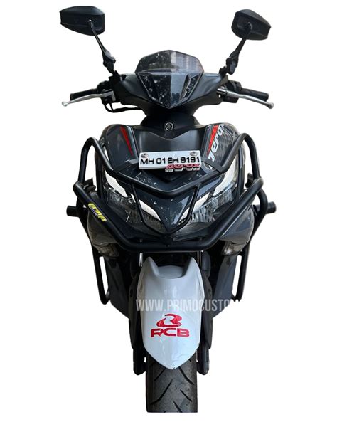 YAMAHA AEROX 155 CRASH GUARD WITH SLIDERS – Primo Customs