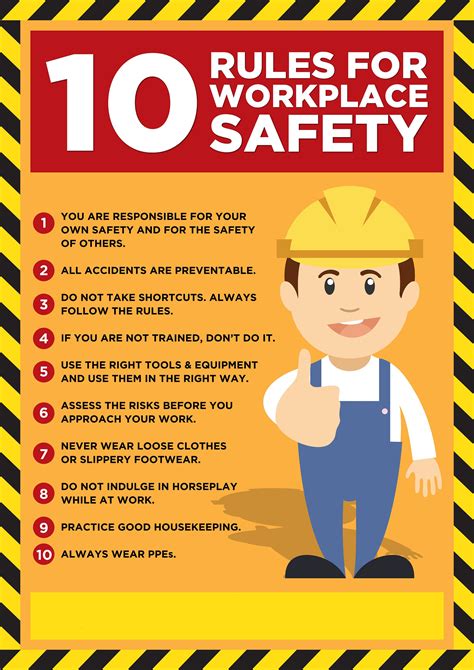 Buy 10 Design of Safety Poster, Safety Sign, Bulletin Board, Safety ...