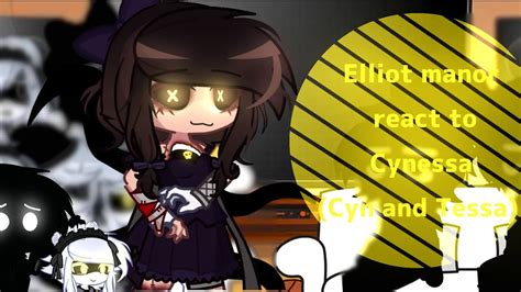 Elliot manor(murder drones) react to Cynessa/Cyn and Tessa || Gcrv ...