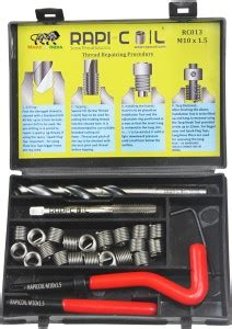 Rapi-Coil RAPI-COIL M10 X 1.5 Thread Repair Kit with Stainless Steel ...