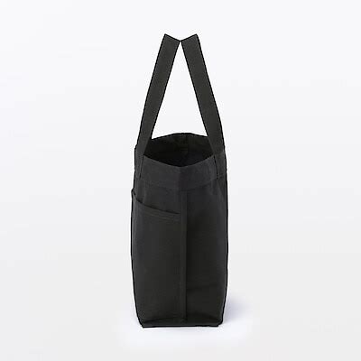 Canvas wide tote bag | MUJI