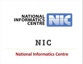 (Notification) National Informatics Centre (NIC) Recruitment of ...