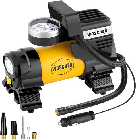 Bergmann Typhoon Heavy Duty Metal Car Tyre Inflator (Blue) : Amazon.in ...