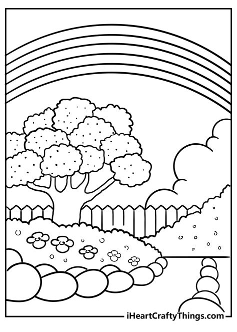 Garden Coloring Pages Free Printable - Educational Printable Worksheets