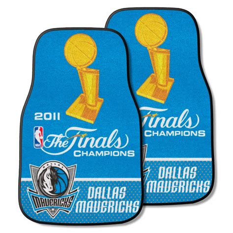 Charger Carpet Front Floor Mats with Dallas Mavericks 2011 NBA ...