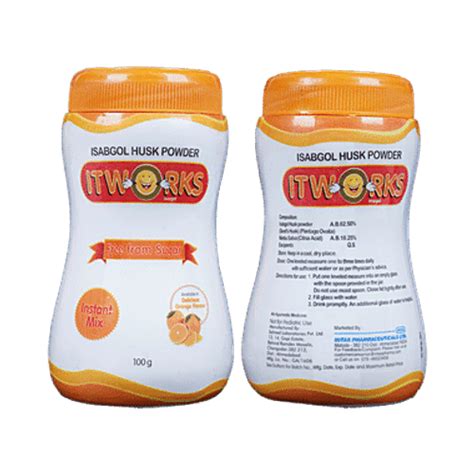 Buy Itworks Itworks Isabgol Husk Instant Mix Powder | Sugar-Free ...
