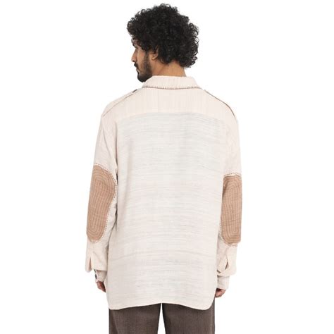 OFF-WHITE CONTOUR TRACKS SHIRT ROYAL ENFIELD STORE
