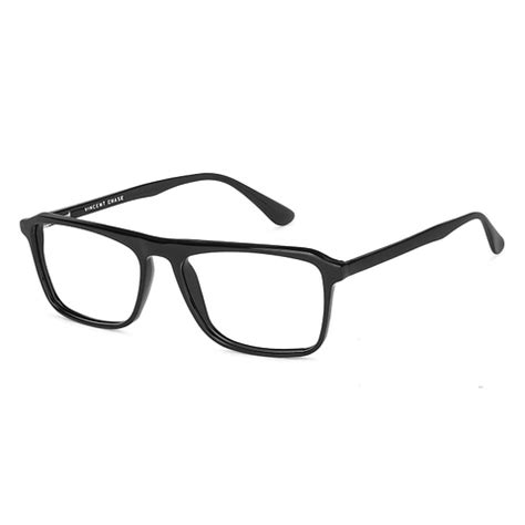 Buy Black Full Rim Rectangle Vincent Chase VC Classic Acetate VC E13743 ...