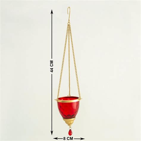 Buy Corsica Mystic India Glass Hanging Lantern from Corsica by Home ...