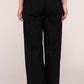 Black Wide Leg Cotton Pant – Albelie