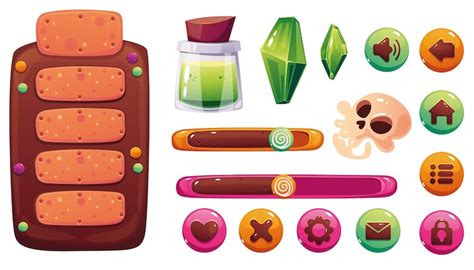 Game ui assets Images - Free Download on Freepik