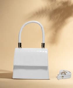 DONICY White Sling Bag Small Mini Lipstick Makeup Bag White - Price in ...