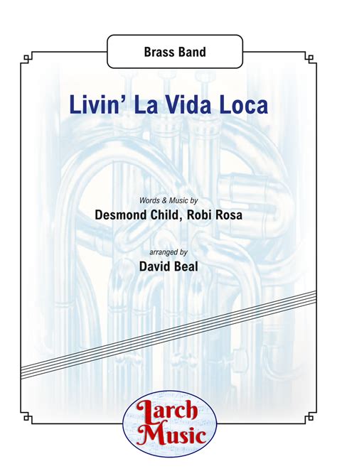 Livin' La Vida Loca (arr. David Beal) by Ricky Martin Sheet Music for ...