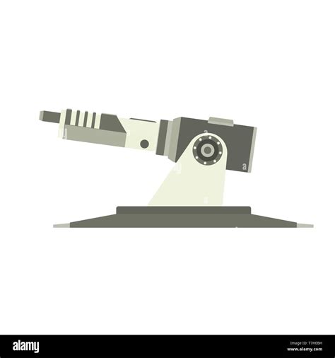 Military vector gun tank army vehicle illustration turret armored ...