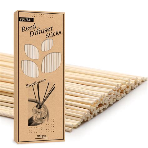 100 Eco-Friendly Natural Rattan Reed Diffuser Sticks, Long-Lasting for ...
