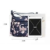 Women's Floral Print Crossbody Bag – Lightweight Water-Resistant Multi ...