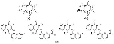 5,8-Quinolinedione Attached to Quinone Derivatives: XRD Diffraction ...