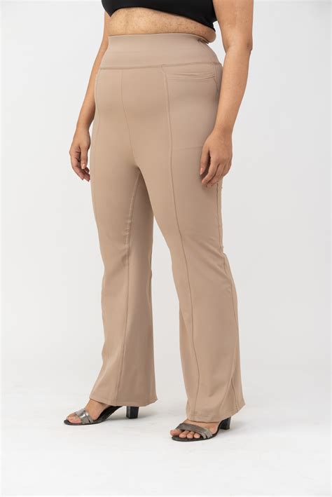 Boss Move Flare Pants: Beige – Spirit Animal