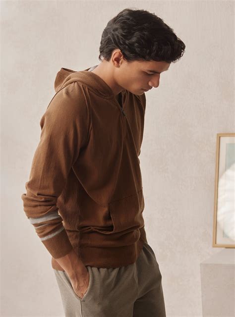 Buy Canyon Brown Hoodie Casual Brown Solid Hoodie for Men Online | Andamen