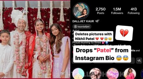 'Kids are in the picture':Dalljiet Kaur drops husband's surname deletes ...