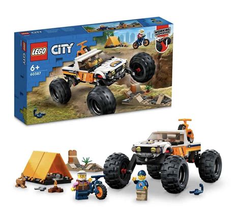 LEGO City 4x4 Off-Roader Adventures 60387 Building Toy Set (252 Pcs ...