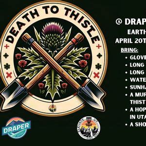DEATH TO THISTLE - An Earth Day Celebration @ Draper Disc Golf Course ...