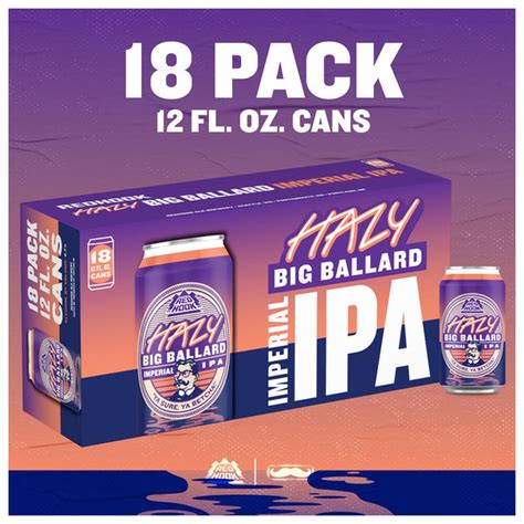Redhook Hazy Big Ballard Imperial IPA Beer Cans (12 fl oz) Delivery or ...