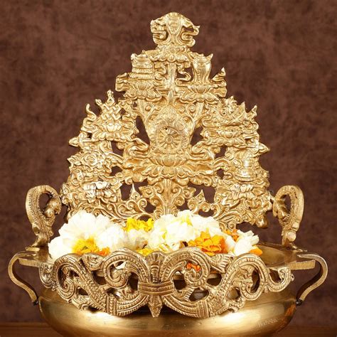 Pure Brass Urli Bowl Antique Style | 12 inch – Budhshiv.com
