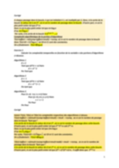 Image result for Complexité Algorithmique Exercices