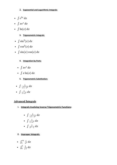 Image result for Terminal Exercises Math Integrale