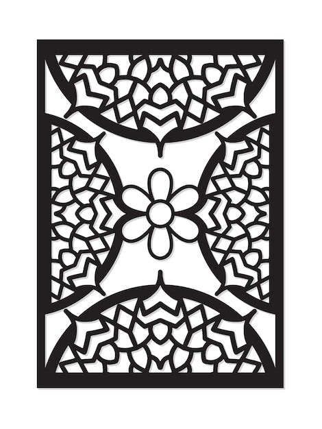 Christmas panel wall decor design | Premium Vector