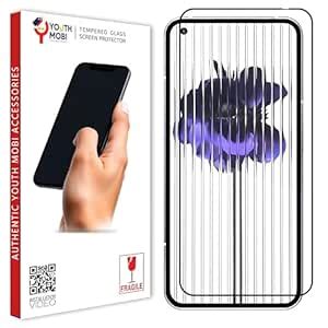 YOUTH MOBI Edge To Edge Tempered Glass For Nothing Phone 1 (6.55 Inch ...