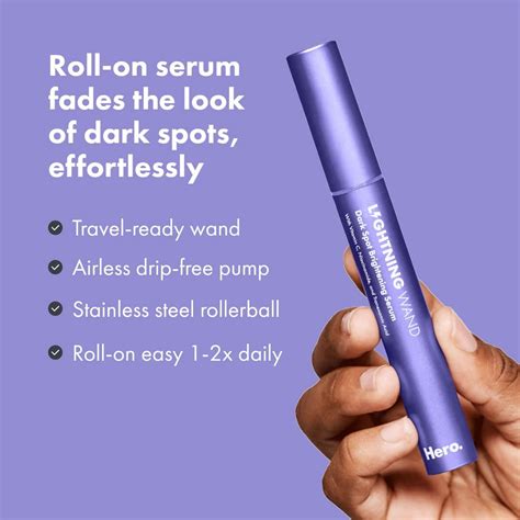 Lightning Wand from Hero Cosmetics - Brightening Serum for Fading Post-Blemish Dark Spots (10 ml ...