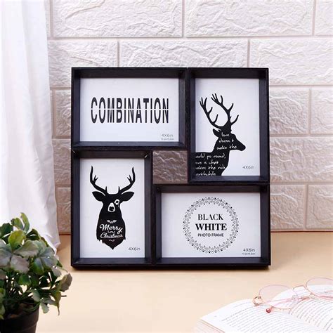 Midnight Black Multi-Space Photo Frame