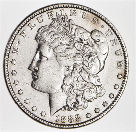 Better Grade 1888 Morgan United States Silver Dollar 90% Pure Silver ...
