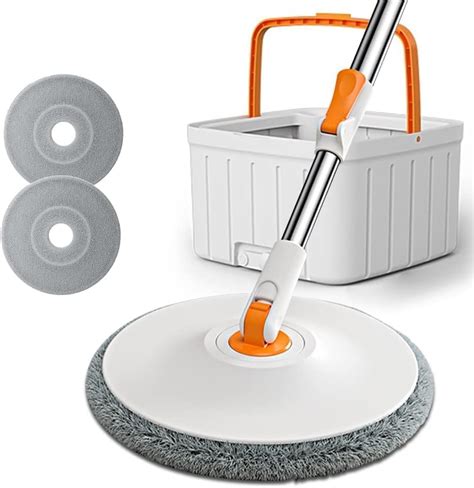 Fashionharbour Wet and Dry mop with Bucket for Floor Cleaning 360 ...