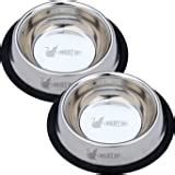 Meat Up Stainless Steel Dog Feeding Bowl, Medium - 700ml (Buy 1 Get 1 ...