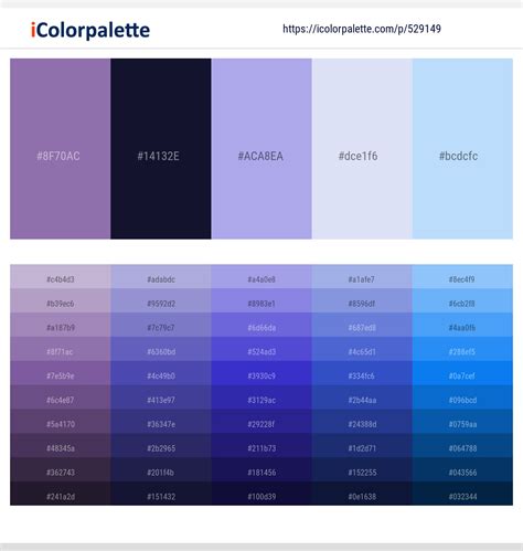 87+ Light Blue And Lavender Color Palettes & Gradient Ideas | iColorPalette