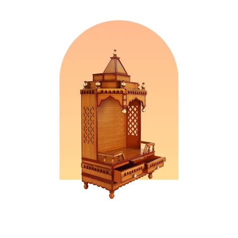 Brahma Sthana Floor Rested Pooja Mandir for Home – DZYN Furnitures