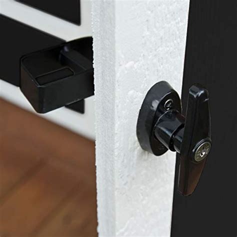 Snapklik.com: QANVEE Shed Door Latch T-Handle Lock Kit With 4 Keys ...