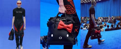 到底誰的主意？Balenciaga為潮男特別打造昂貴的Hello Kitty手提包！