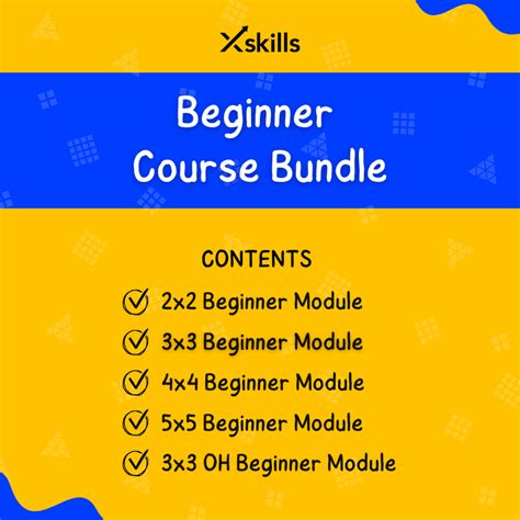 xSkills Beginner Course Bundle Online | Learn Speedcubing from Best ...