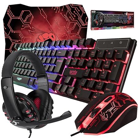 Amazon.in: Buy Orzly 4in1 Gaming PC Mouse Keyboard Headset and Mouse ...