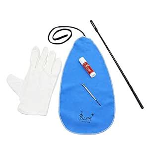 NYLSA 5 in 1 Flute Piccolo Parts Cleaning Cloth Cork Grease Stick Cork ...