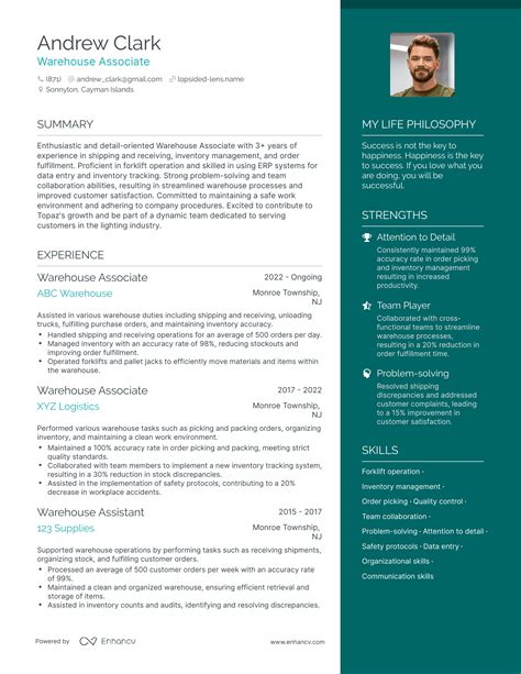 3 Warehouse Associate Resume Examples & How-To Guide for 2024