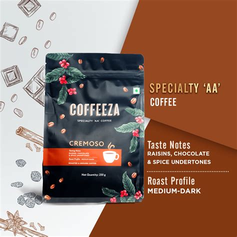 Buy Cremoso Freshly Roasted Ground Coffee & Beans, Premium Grade Online ...